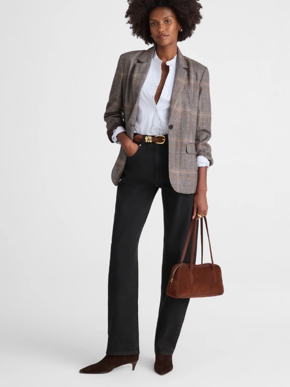Madewell black frost The Balloon Jean